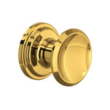 Rohl - Small Concave Drawer Pull Knobs - Set of 5 - Unlacquered Brass