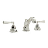 Rohl - Palladian Widespread Lavatory Faucet With Low Spout - Polished Nickel