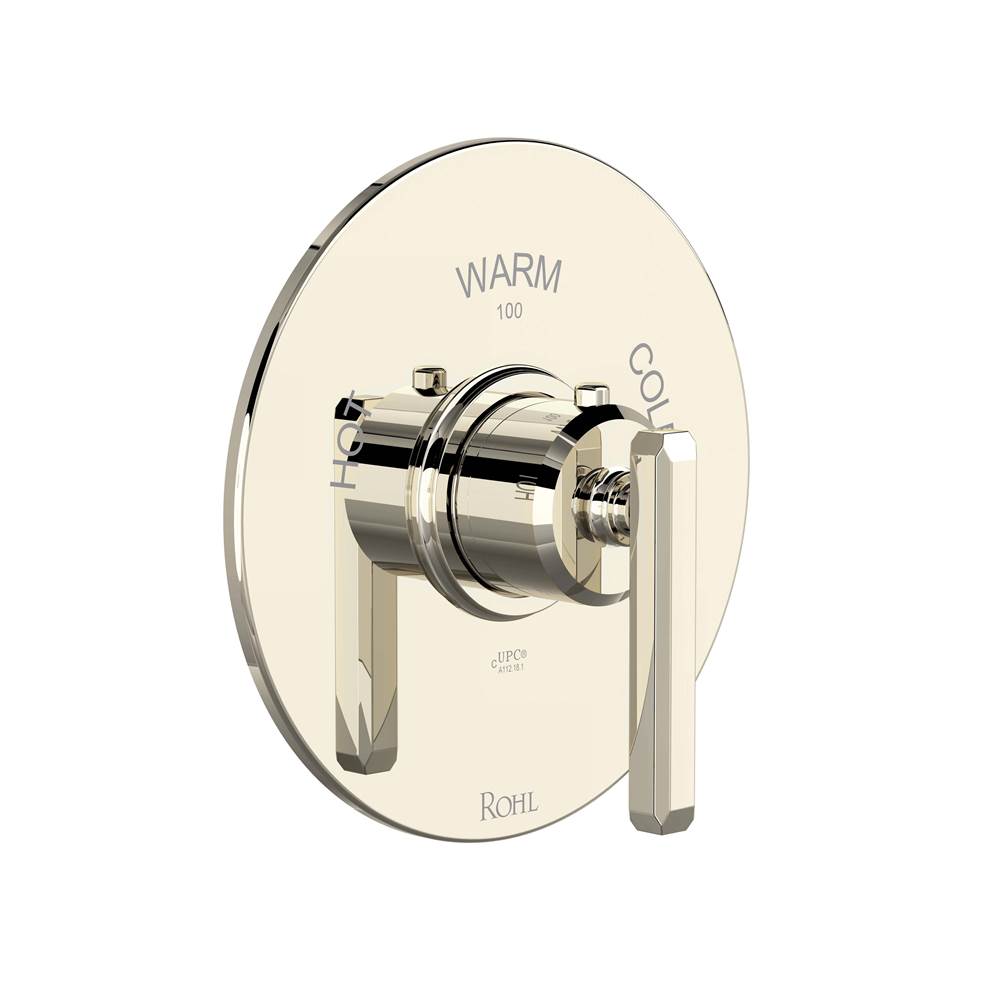 Rohl - ApothecaryE 3/4'' Thermostatic Trim Without Volume Control - Polished Nickel