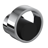 Rohl - EclissiE Trim For Volume Control And Diverter - Polished Chrome With Matte Black