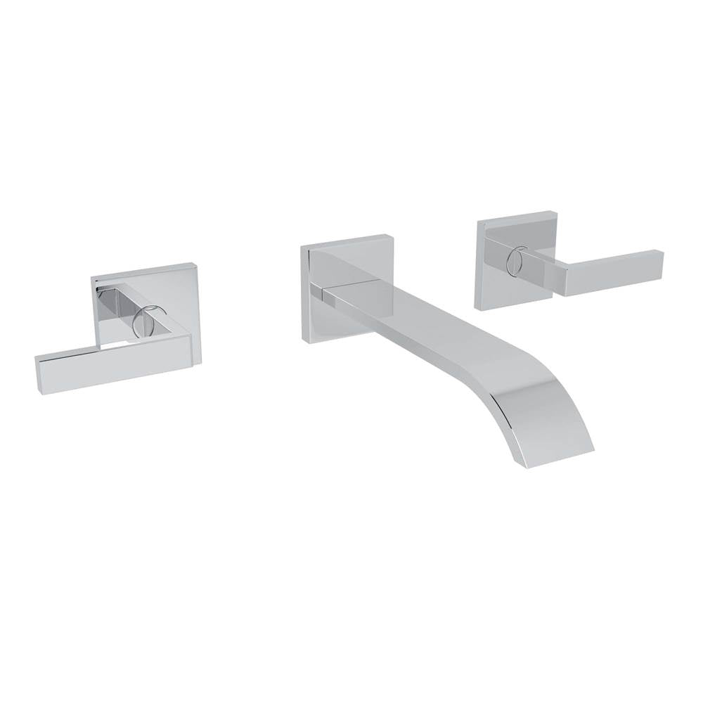 Rohl - WaveE Wall Mount Lavatory Faucet Trim - Polished Chrome