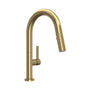 Rohl - TenerifeE Pull-Down Bar/Food Prep Kitchen Faucet - Antique Gold