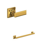 Rohl - ApothecaryE 18'' Towel Bar - Unlacquered Brass