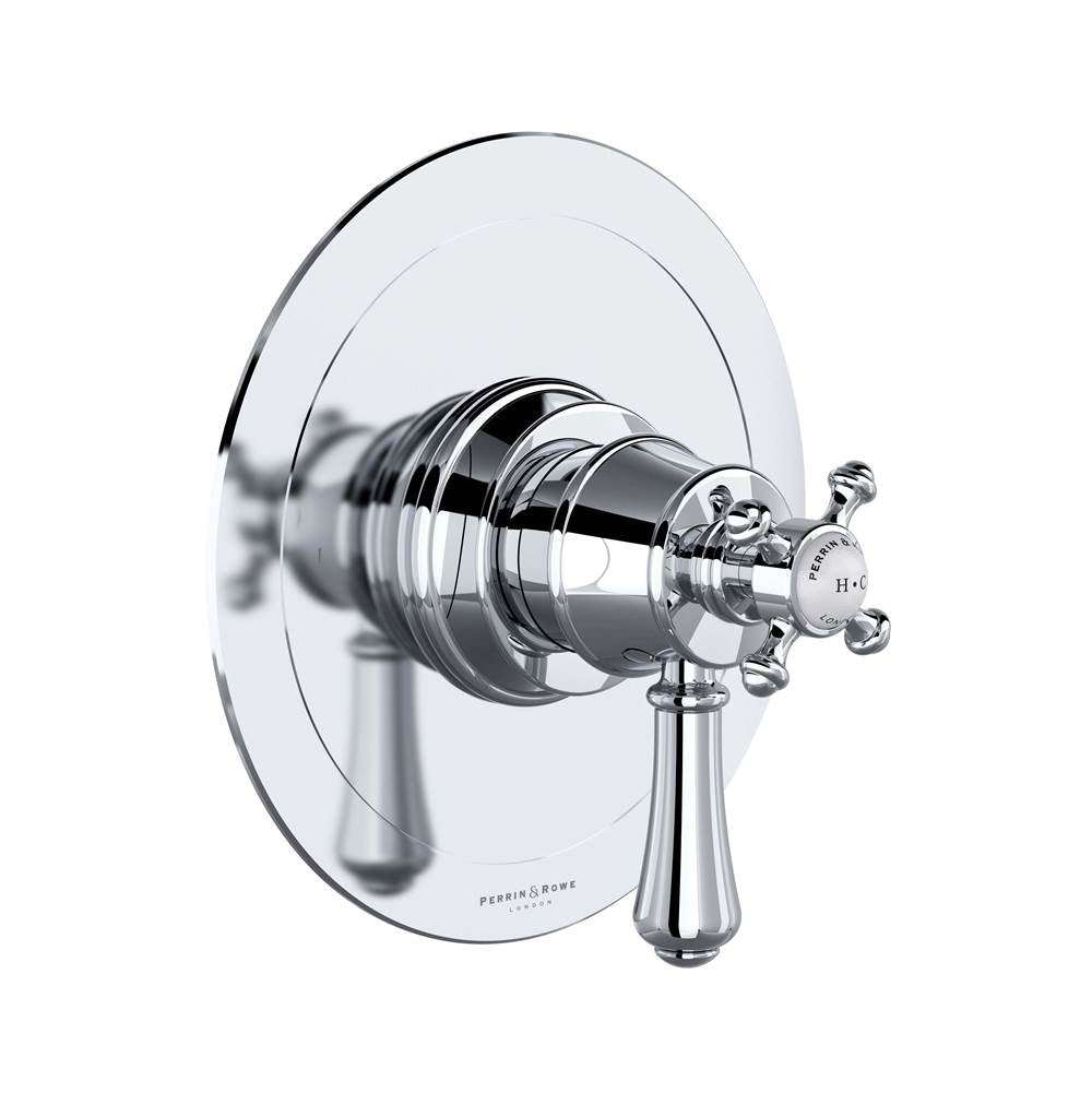 Rohl - Georgian EraE 1/2'' Therm & Pressure Balance Trim With 2 Functions - Polished Chrome