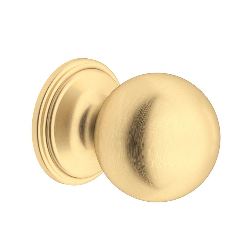 Rohl - Large Rounded Drawer Pull Knobs - Set of 5 - Satin English Gold