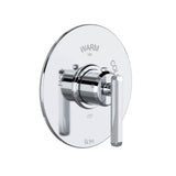 Rohl - ApothecaryE 3/4'' Thermostatic Trim Without Volume Control - Polished Chrome