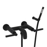 Rohl - Lombardia Exposed Wall Mount Tub Filler - Matte Black