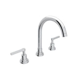Rohl - Lombardia Widespread Lavatory Faucet With C-Spout - Polished Chrome