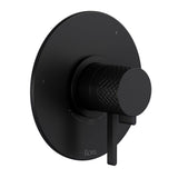 Rohl - TenerifeE 1/2'' Therm & Pressure Balance Trim With 5 Functions - Matte Black