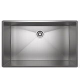 Rohl - ForzeE 30'' Single Bowl Stainless Steel Kitchen Sink - Brushed Stainless Steel