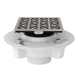 Rohl - PVC 2'' X 3'' Drain Kit With 3146 Petal Decorative Cover - Satin Nickel