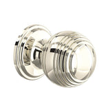 Rohl - Large Contour Drawer Pull Knobs - Set of 5 - Polished Nickel