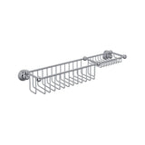 Rohl - 20'' Bottle Basket With Soap Tray - Polished Chrome