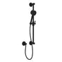 Rohl - Graceline Handshower Set With 24'' Slide Bar and 5-Function Handshower - Matte Black