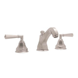 Rohl - Palladian Widespread Lavatory Faucet With Low Spout - Satin Nickel