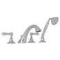 Rohl - Acqui 4-Hole Deck Mount Tub Filler - Polished Chrome