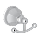 Rohl - Palladian Double Robe Hook - Polished Chrome