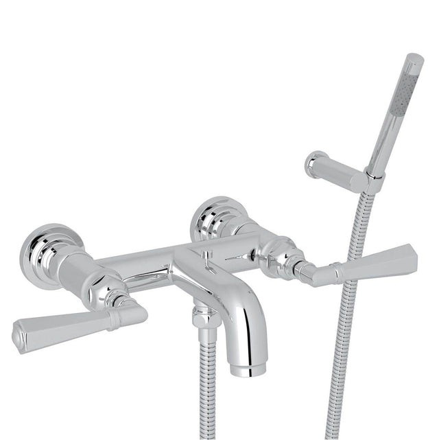 Rohl - San GiovanniE Exposed Wall Mount Tub Filler - Polished Chrome