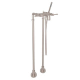 Rohl - CampoE Floor Mount Tub Filler - Satin Nickel