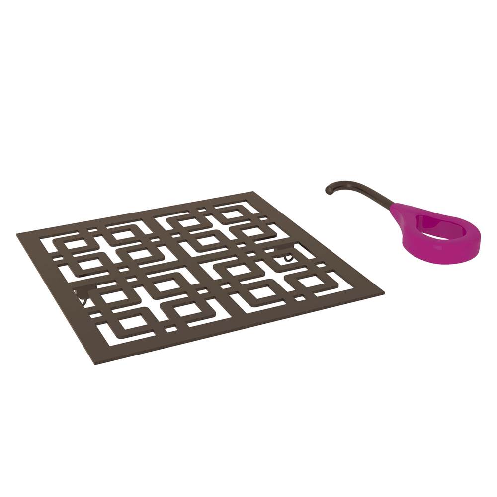 Rohl - Weave Decorative Drain Cover - Tuscan Brass