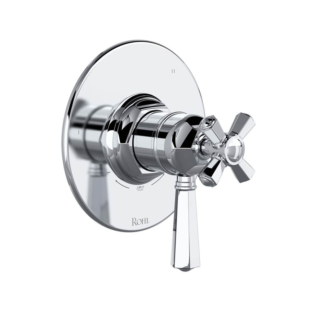 Rohl - 1/2'' Therm & Pressure Balance Trim With 5 Functions - Polished Chrome