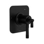 Rohl - Graceline 1/2'' Therm & Pressure Balance Trim With 5 Functions - Matte Black