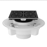 Rohl - PVC 2'' X 3'' Drain Kit With 3144 Mosaic Decorative Cover - Matte Black