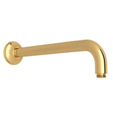 Rohl - 12'' Wall Mount Shower Arm - Italian Brass