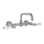 Rohl - Acqui Wall Mount Bridge Lavatory Faucet With U-Spout - Polished Chrome