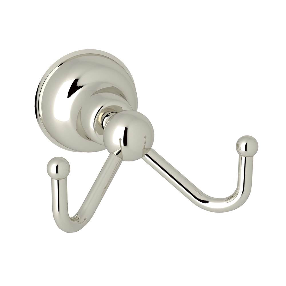 Rohl - ArcanaE Double Robe Hook - Polished Nickel