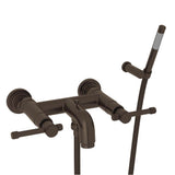 Rohl - CampoE Exposed Wall Mount Tub Filler - Tuscan Brass