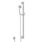 Rohl - Handshower Set With 39'' Grab Bar and Single Function Handshower - Polished Chrome