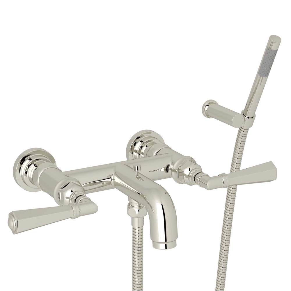 Rohl - San GiovanniE Exposed Wall Mount Tub Filler - Polished Nickel