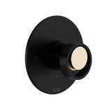 Rohl - EclissiE 1/2'' Pressure Balance Trim - Matte Black With Satin Nickel