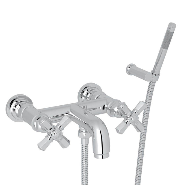 Rohl - San GiovanniE Exposed Wall Mount Tub Filler - Polished Chrome