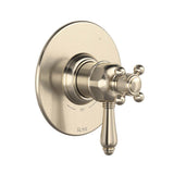 Rohl - 1/2'' Therm & Pressure Balance Trim With 3 Functions - Satin Nickel