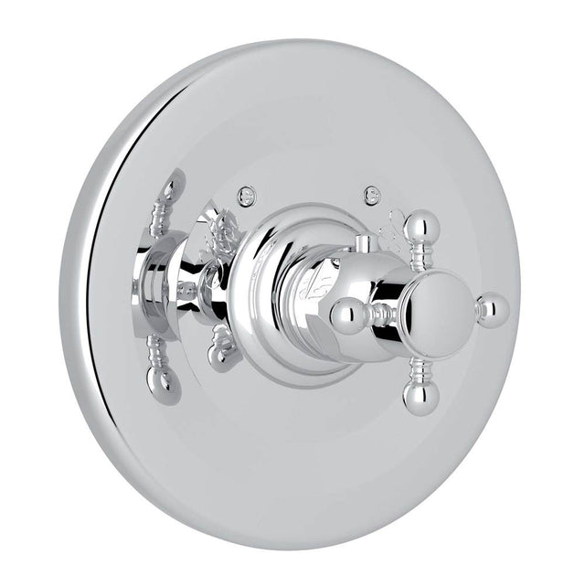 Rohl - 3/4'' Thermostatic Trim Without Volume Control - Polished Chrome