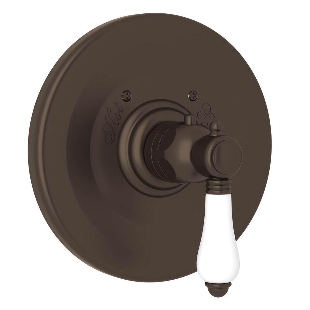 Rohl - 3/4'' Thermostatic Trim Without Volume Control - Tuscan Brass
