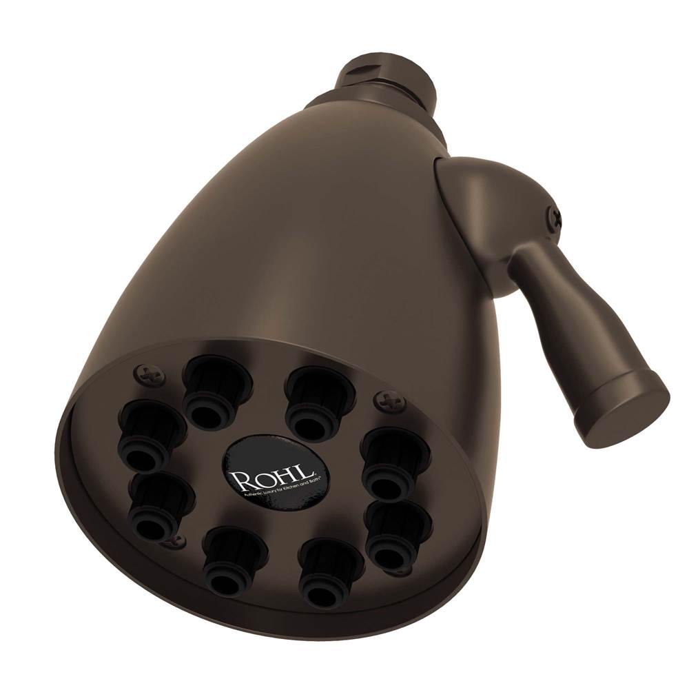 Rohl - 4'' Multi-Function Showerhead - Tuscan Brass