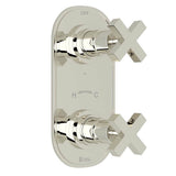 Rohl - Lombardia 1/2'' Thermostatic Trim With Diverter - Polished Nickel