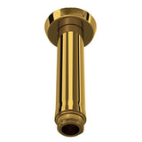 Rohl - 4'' Ceiling Mount Shower Arm - Unlacquered Brass