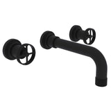 Rohl - CampoE Wall Mount Lavatory Faucet Trim - Matte Black