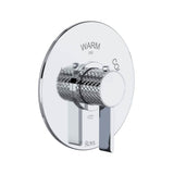 Rohl - TenerifeE 3/4'' Thermostatic Trim Without Volume Control - Polished Chrome