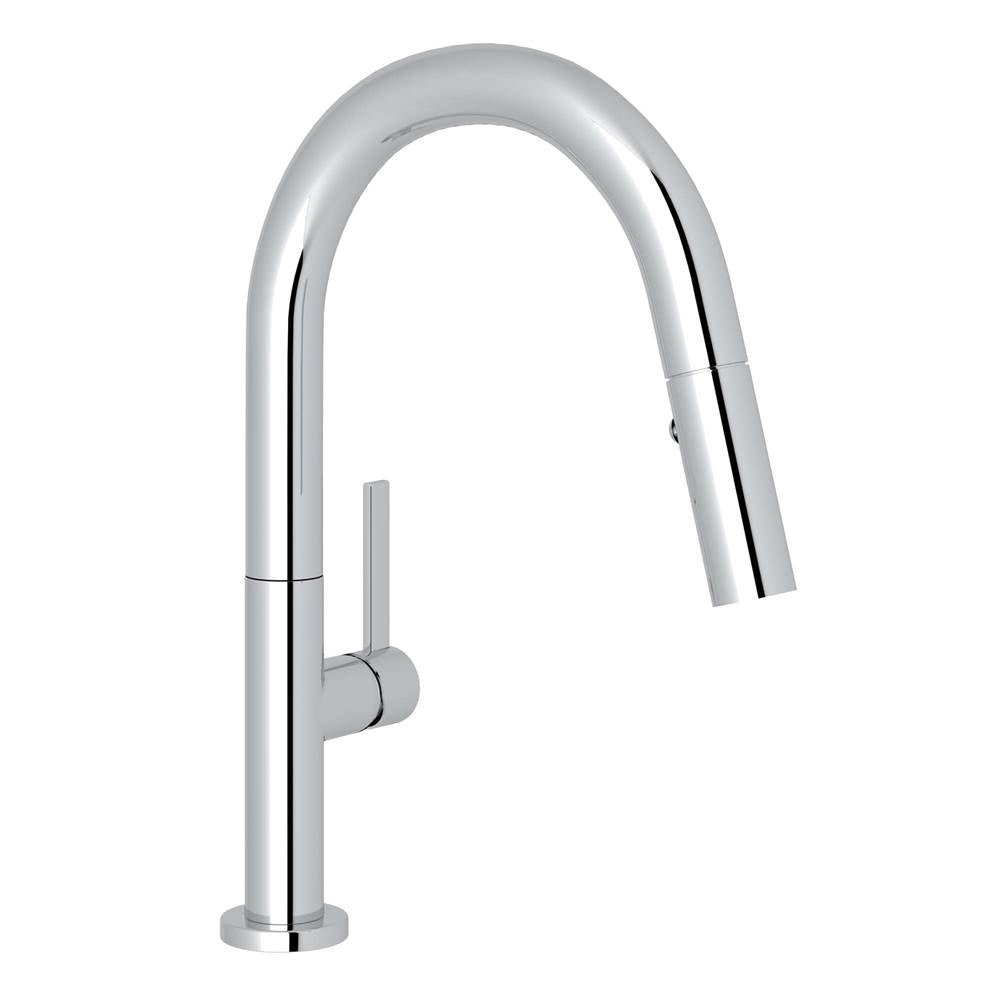 Rohl - LuxE Pull-Down Bar/Food Prep Kitchen Faucet - Polished Chrome
