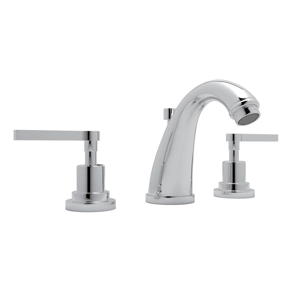 Rohl - Lombardia Widespread Lavatory Faucet With C-Spout - Polished Chrome