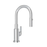 Rohl - Lombardia Pull-Down Bar/Food Prep Kitchen Faucet - Polished Chrome