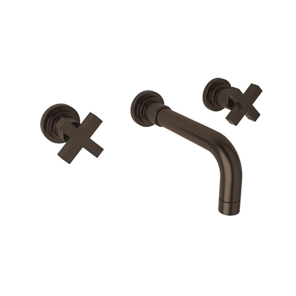 Rohl - Lombardia Wall Mount Lavatory Faucet Trim - Satin Nickel