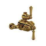 Rohl - Georgian EraE 3/4'' Exposed Therm Valve With Volume And Temperature Control - Unlacquered Brass