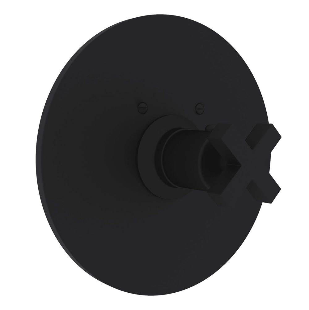 Rohl - Lombardia 3/4'' Thermostatic Trim Without Volume Control - Matte Black