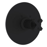 Rohl - Lombardia 3/4'' Thermostatic Trim Without Volume Control - Matte Black